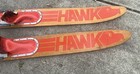 Cool Vintage Hawk Wooden Water Skis  1 Slalom 
