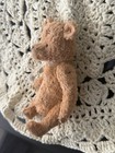 Brown Plush Teddy Bear Stuffed Animal W  Ribbon Bow  Black Eyes  Single Unit