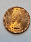1955  Farthing Great Britain Uk 2 Low Mint Only 5 7mm High Grade Value Coin