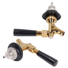 Glazed Interior Brass Beer Faucet Stainless Steel Tap For Bars Restaurants