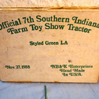 Vintage John Deere Styled Green La 7th Southern Indiana Farm Toy Show Tractor