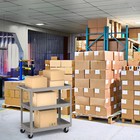 3-tier Metal  utility  cart 400 Lbs  storage  service  trolley Tool Storage