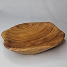 Handcrafted Wooden Carved Bowl 8x6 Rustic Dish Trinket Tray Monkey Pod Olivewood