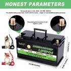 Bgdaq 12 8v 104ah Start-stop Lithium Battery  1050cca Lifepo4 Starting Battery