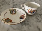 Queen Elizabeth Ii Coronation Teacup Saucer Set 1953 By Royal Stafford