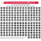 185 Symbols 22mm Stainless Steel 1no 12v Momentary Pushbutton Switch Red Led