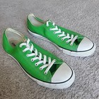 Converse Chuck Taylor All Star Sneakers Mens 12 Womens 14 Green Low Top Lace-up 