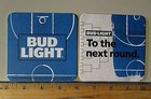 New 25 Bud Light Next Round Basketball Beer Coasters Bar Glass Mat Coaster 
