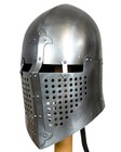 Medieval Knight Bascinet Helmet Armor Crusader Steel Larp Warrior Costume Helmet