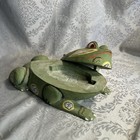 Vintage Large Frog Hidden Storage Box Trinket Moody Indonesia 11   