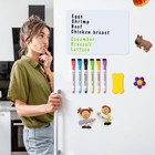 4-pack Magnetic Dry Erase Board Sheet For Refrigerator  12 x8  Erasable Fridge