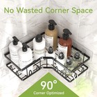 Shower Shelf Corner  Adhesive Shower Caddy Rustproof  Shower Shelves Corner W   