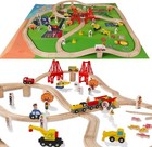 Wooden Train Tracks Lot Railway Pieces Set Play For Thomas The Train Brio