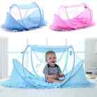 Portable Baby Crib Netting Folding Mosquito Net Infant Cradle Bed Mesh Mattress