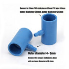 Pvc Inlet And Outlet Tee Water Pump Oxygenation Joint Pipeline Oxygenation Tee