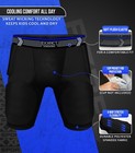 Exxact Sports Rebel 5 Pad Youth Football Girdle For Boys With Cup Pocket