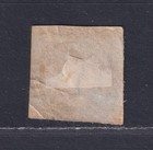 Denmark Scott 2 Used 1851 4rs Emblems Imperf 20 Frederikssund 3-ring Cancel