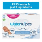 Waterwipes Sensitive Newborn   Baby Wipes  99 9  Water  Unscented   Hypoallergen