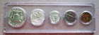 1958 Silver Proof Set  In A Clear Whitman 5 Coin Holder  Stunning 
