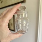 Antique Pompeian Massage Cream Bottle With Stopper Embossed Glass Cleveland Ohio