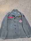 Korean War Era 1950s Og-107 Shirt Jacket And Pants Set With Rare Colored Tape