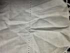 Vintage White Linen Hankie W  Handmade Lace Corner Wedding Bridal Handkerchief