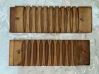 Vintage Wooden Cigar Mold  436047 Vertical Top 10 Slots Nice For Vtg
