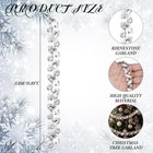 12 Ft Silver Crystal Christmas Tree Garlands Rhinestone Ornament