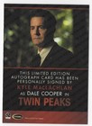 Kyle Maclachlan As Dale Cooper Twin Peaks Archives 2019 Autograph Card Auto