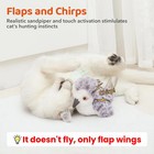 Potaroma Cat Toys Flapping Bird  no Flying   Lifelike Sandpiper Chirp Tweet  Rec