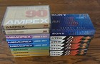 15 New Sealed Audio Cassette Tape Lot Sony Memorex Ampex Supertape Tdk 90 120