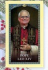 Pope Leo Xiv  - Prayer For The Pope - Laminated  Holy Card 567a