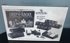 New Vintage Sealed 1977 Chip-o-racks Set Of 8 Professional Poker Playing Rack