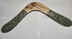 Vintage Hand Painted Australian Wood Boomerang Folk Art Aborigine Tribal Art 18   
