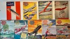 Vintage Wwii Era Model Airplane News Magazine English Lot Of 9 1942-june 1949