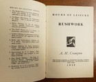 Rushwork By A h  Crampton  1935