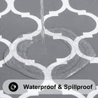 Rectangle Table Cloth  Waterproof Vinyl Tablecloths With Flannel Backing For Rec