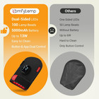 5000mah Cordless Red Light Therapy Glove For Hand  360   Dual-sided 100 Leds Near