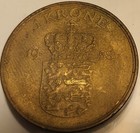 1958 Denmark 1 Krone  Au Condition But You Decide  Beautiful Coin  Front Is Unc 
