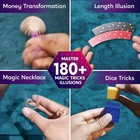 180  Magic Set- My First Magic Trick Kit- Amazing Magician Toy With Step-by-s   