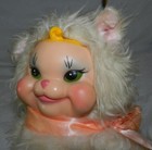 Vintage Rushton 14  Tall Rubber Face Cat   Kitty