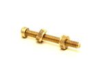 Ajax Solid Brass Grip Screw   Escutcheon - Sets Of 1  3  5  10 Choose Below -new