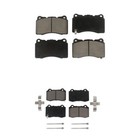 Front And Rear Brake Pads Kit For 2012-2016 Tesla S  Oel79 Ceramic Oe Level