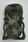 Door Knocker Bronze Smiling Asian Fu Manchu Man Hong Kong