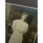 Vintage Photograph Woman In White Dress Early 1900 s Antique Photo