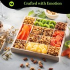 Nut Cravings Dried Fruit   Mixed Nuts Gift Basket Gourmet Collection Green Ribon