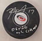 Rod Brind amour Signed 06 26 Sc Champs Carolina Hurricanes Hockey Puck Fanatics