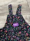 Oshkosh Bgosh Vintage Fall Floral Overalls Size  6 Made In Usa Rare  