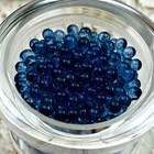 Sarira Buddha Relic Sacred Magic Bead Stupa Casket Ocean Blue Thai Amulet  17535