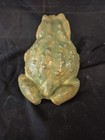 Vintage Large Pottery Garden Toad Arnel Inspired Bull Frog Signed